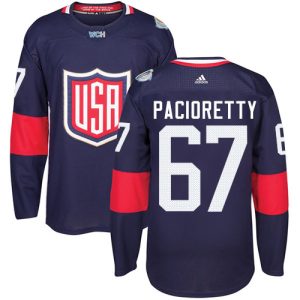 Herren Team USA #67 Max Pacioretty Authentic Navy Blau Auswärts 2016 World Cup Hockey